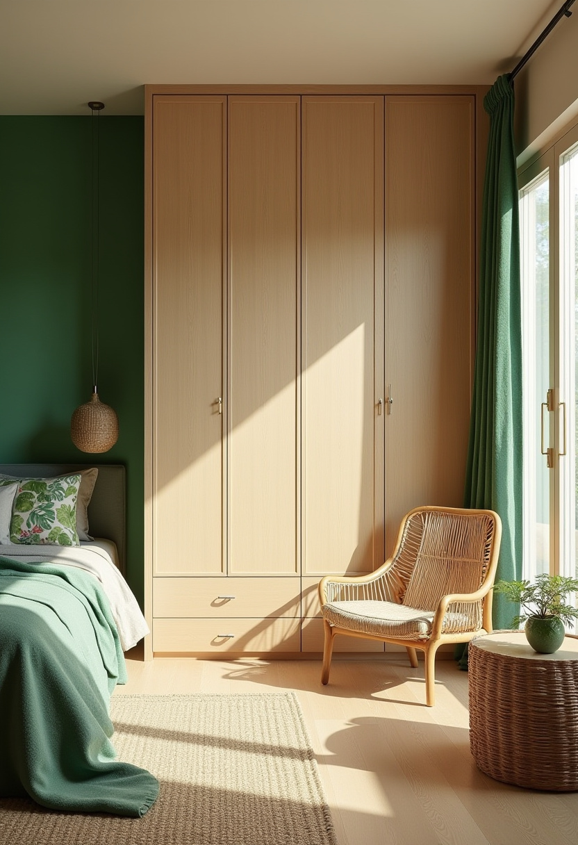wardrobe color ideas bedroom 16