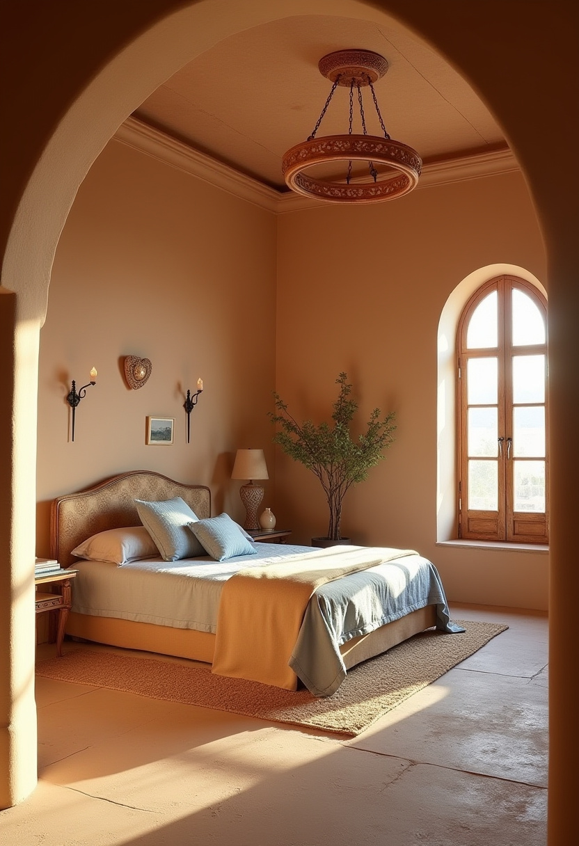 warm beige bedroom 22