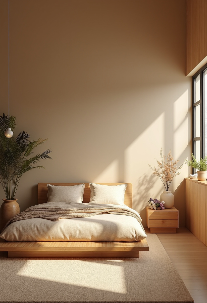 warm beige bedroom 23