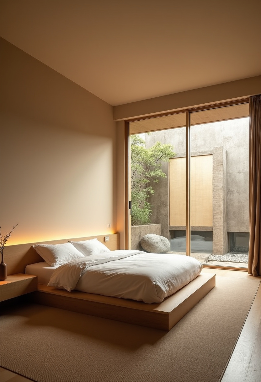 warm beige bedroom 24