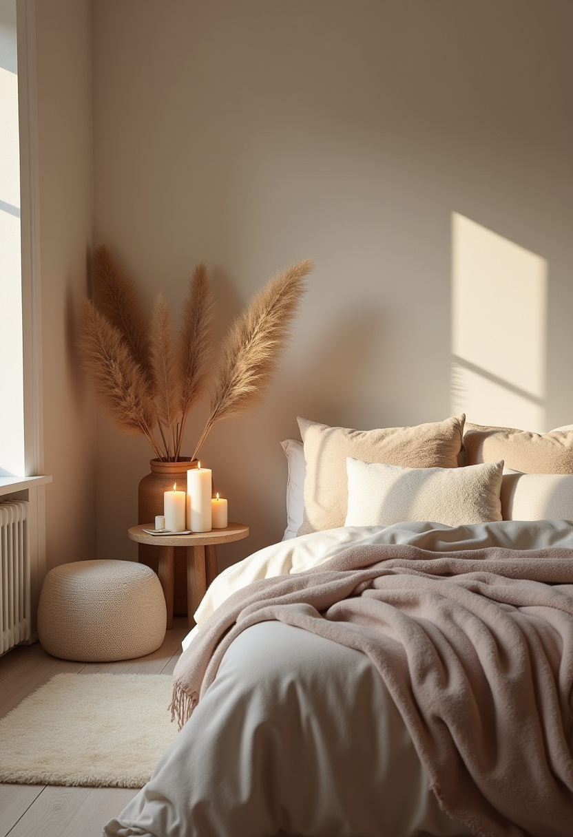 warm beige bedroom 29