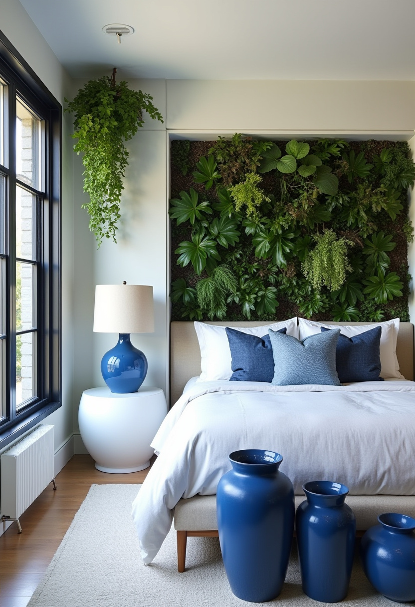 white and blue bedroom 16