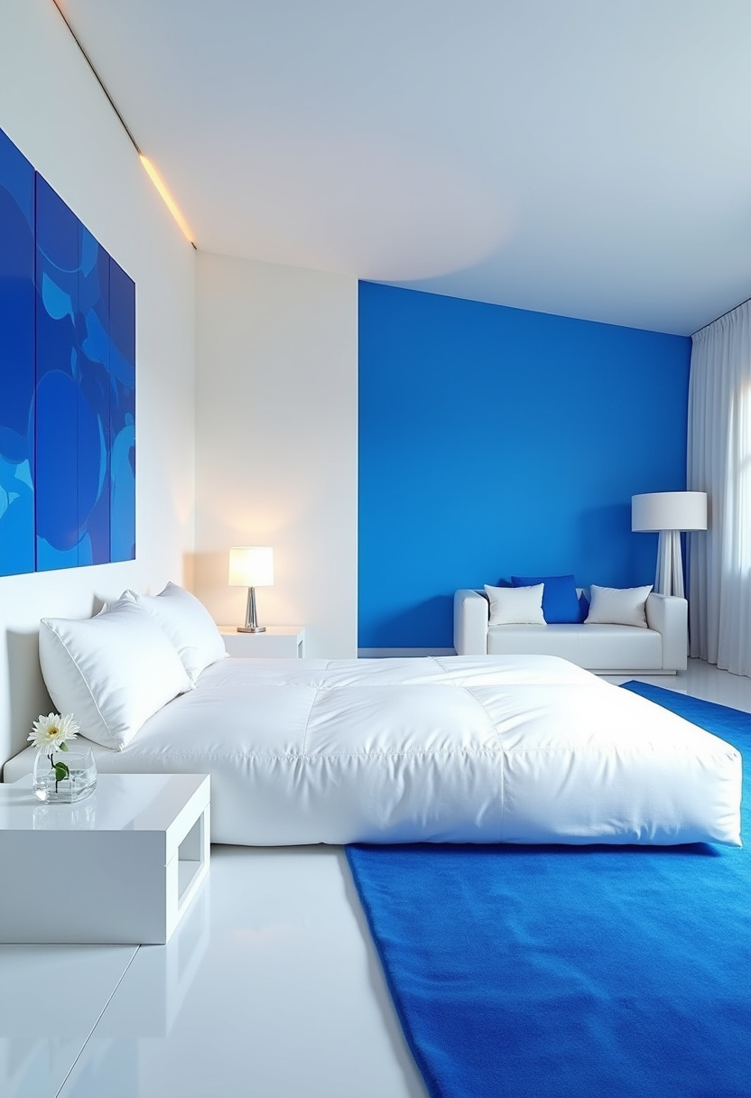 white and blue bedroom 23