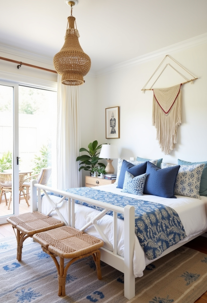 white and blue bedroom 8