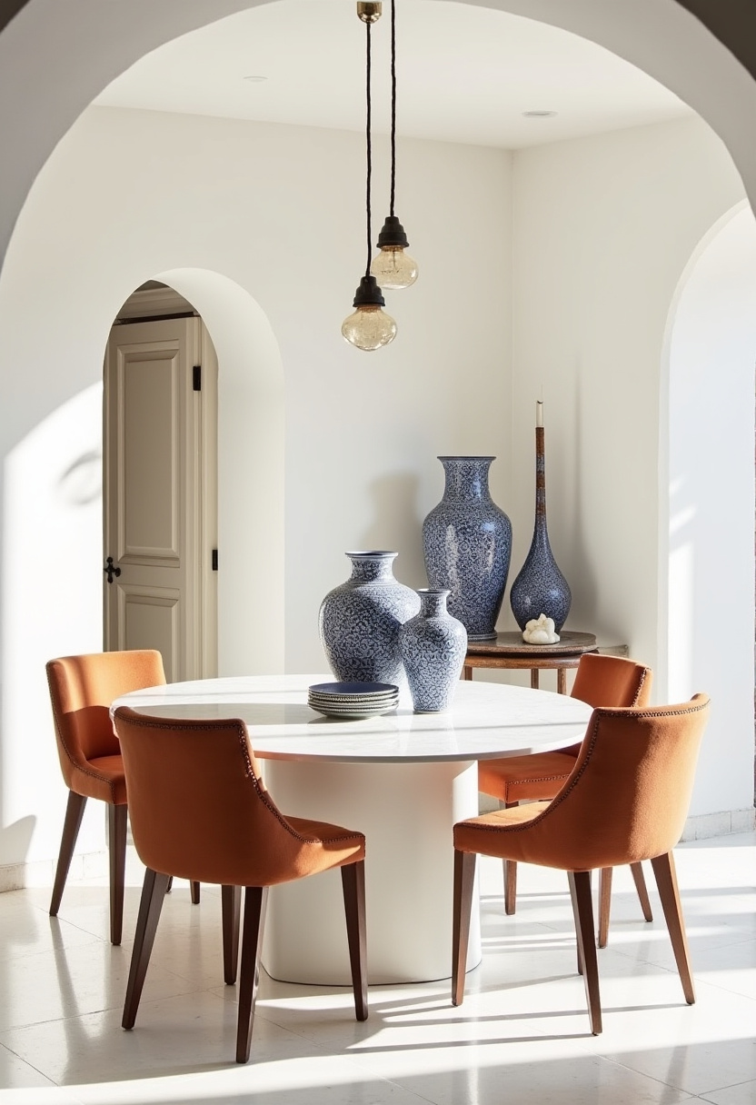 white dining room 10