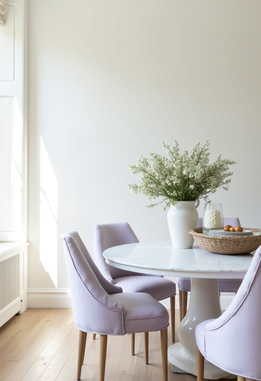 white dining room 12