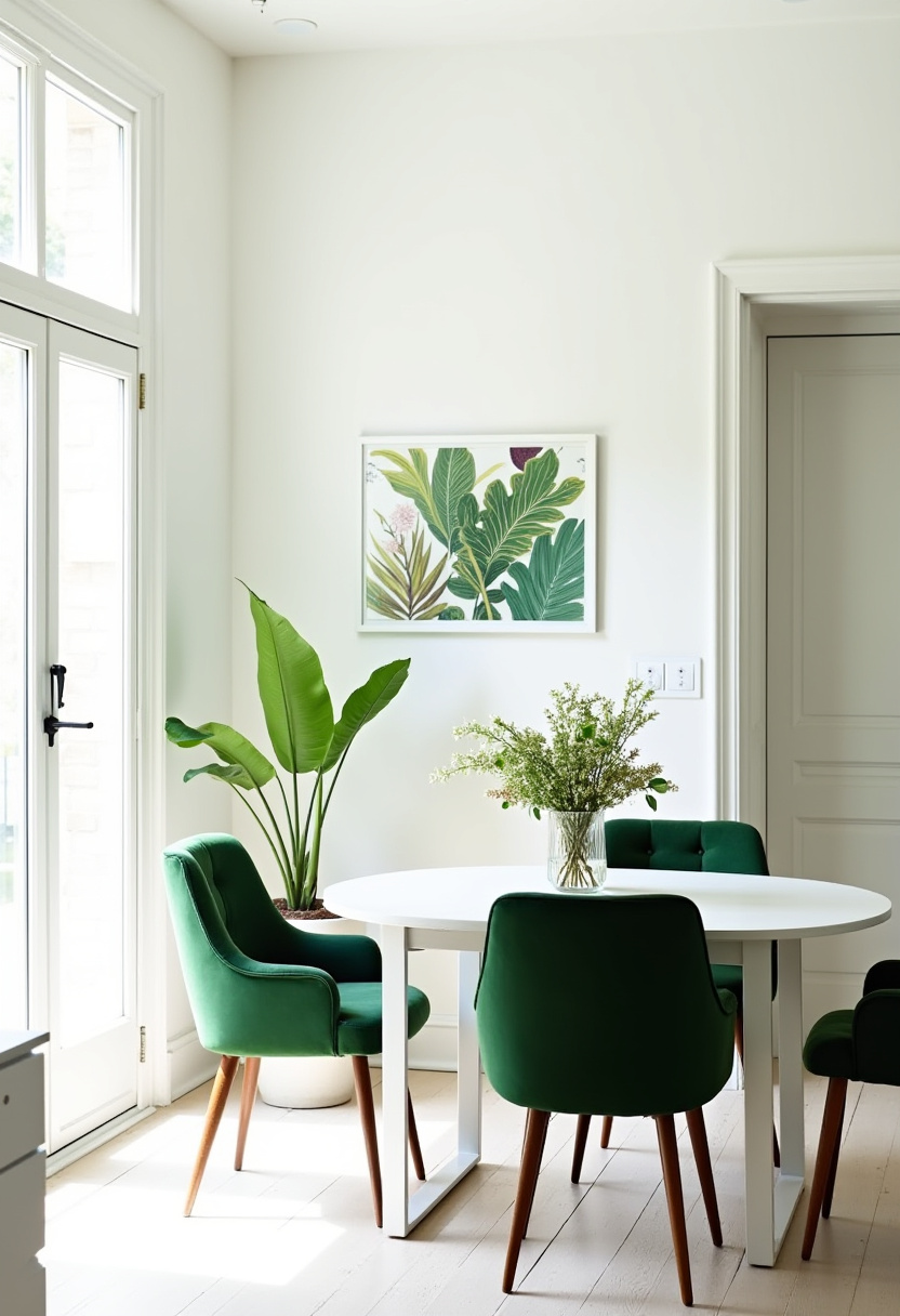 white dining room 13