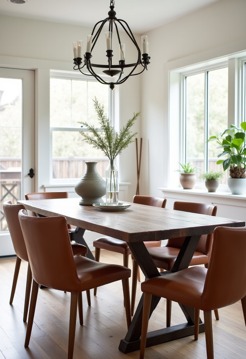 white dining room 16