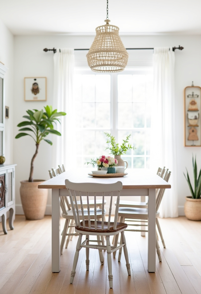 white dining room 23