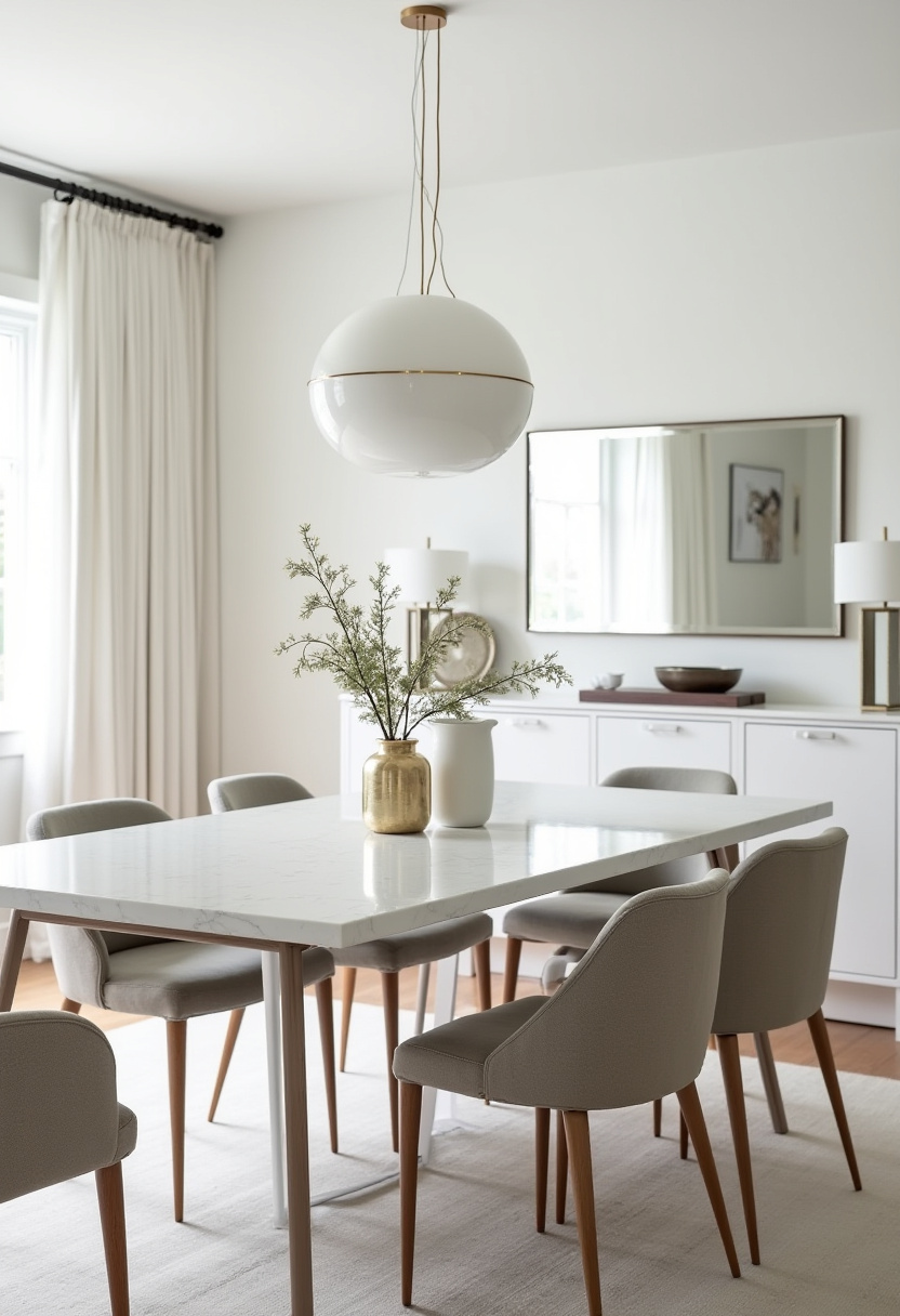 white dining room 24