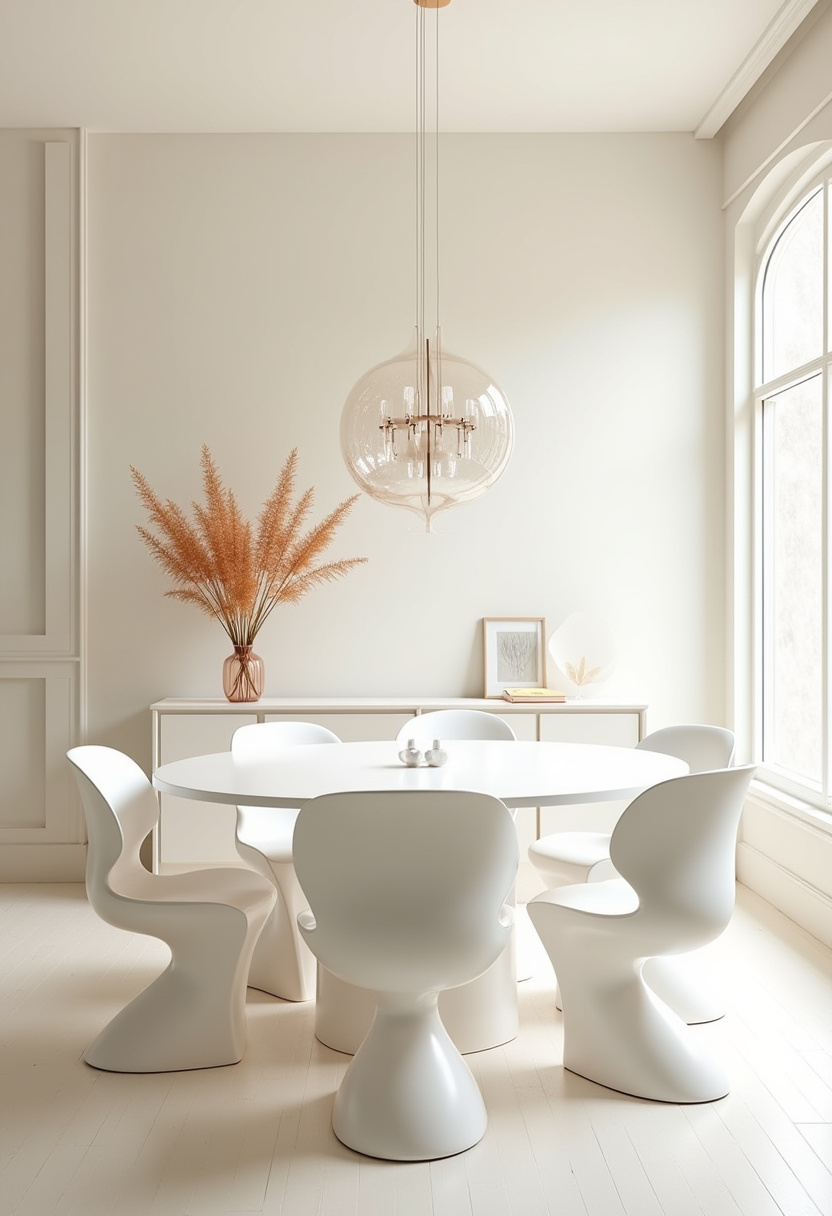 white dining room 26