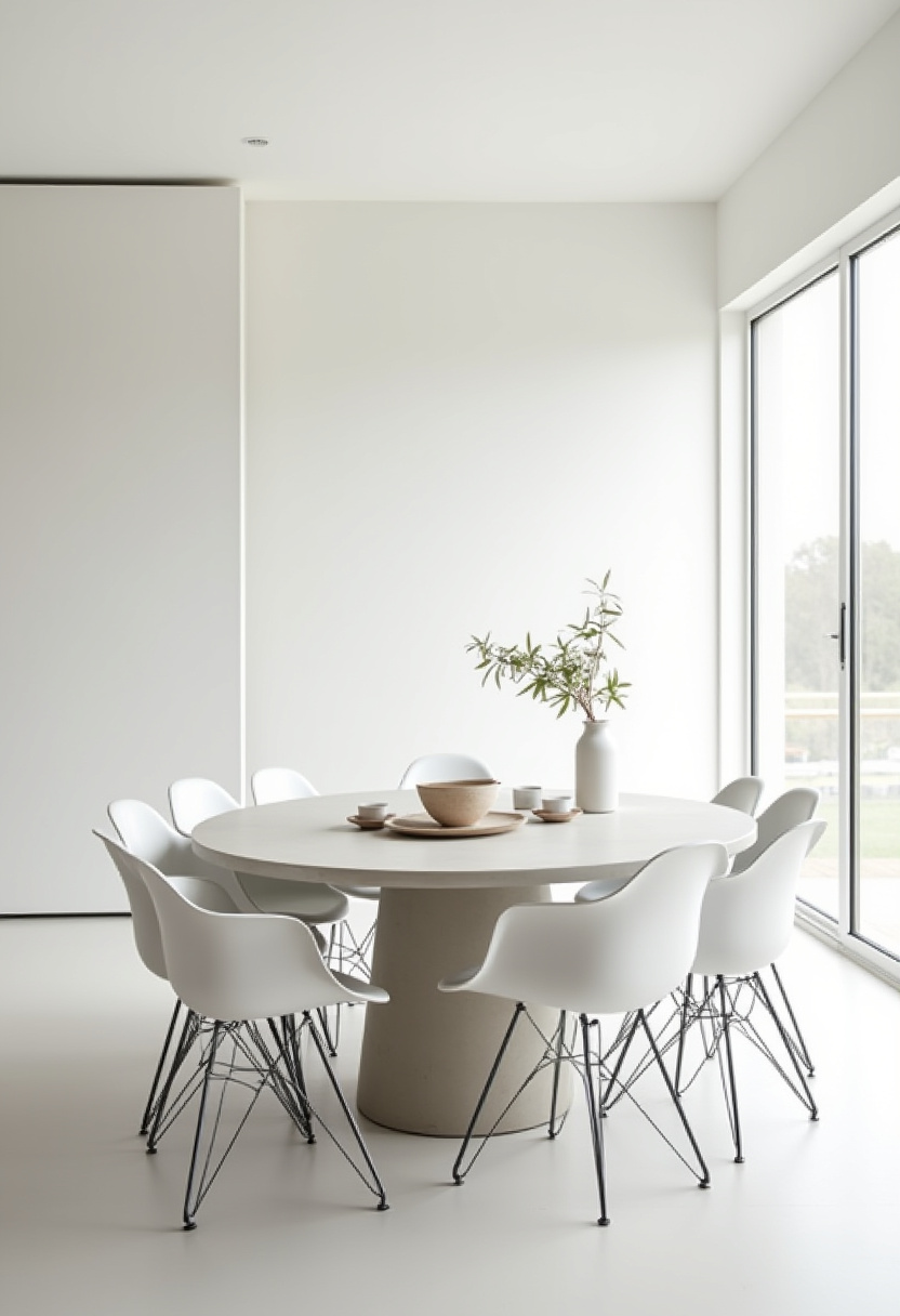 white dining room 3