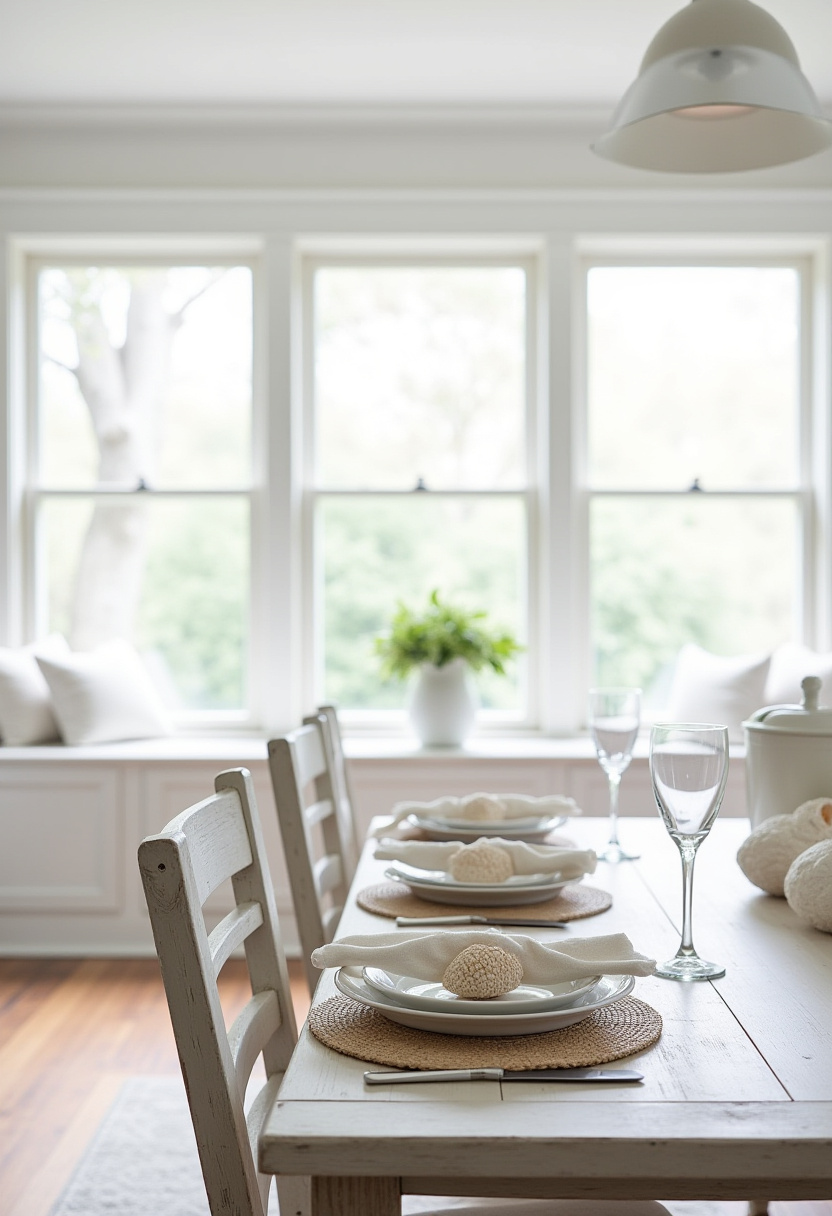 white dining room 5