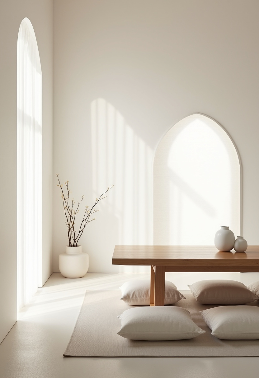 white dining room 9