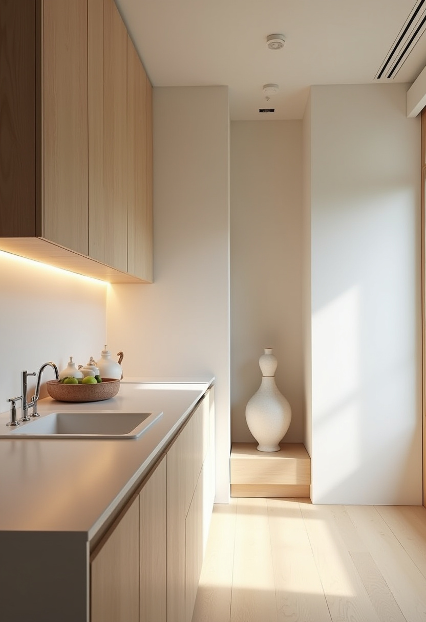 white oak and white kitchen 14
