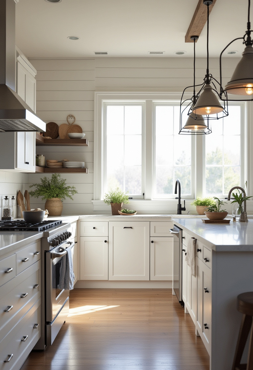 white oak and white kitchen 16