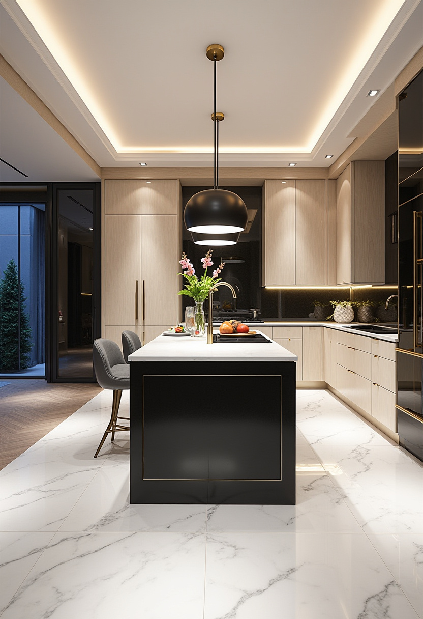 white oak and white kitchen 21