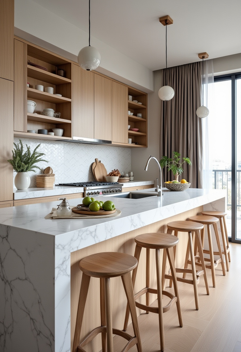 white oak and white kitchen 28