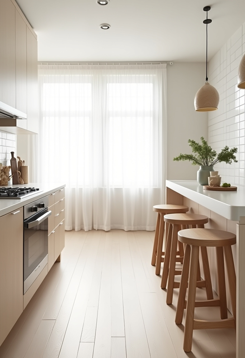 white oak and white kitchen 5