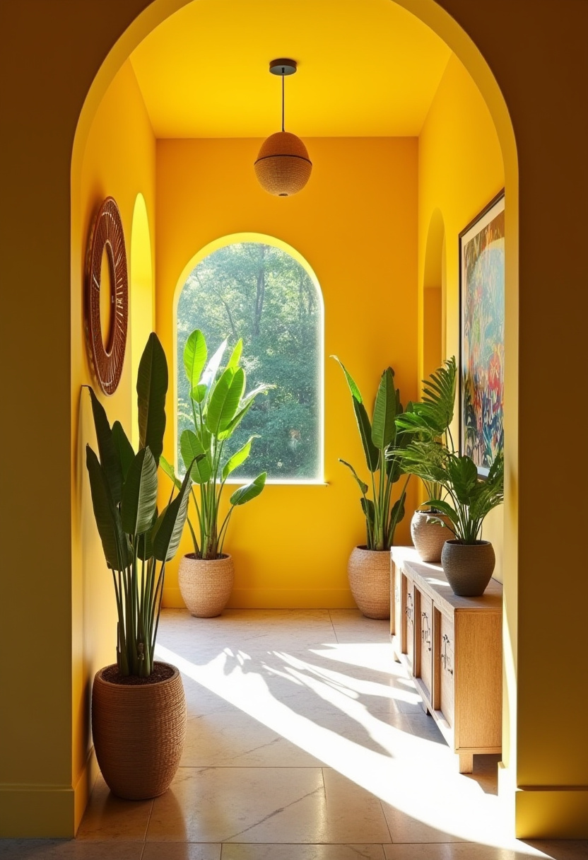 yellow hallway 13