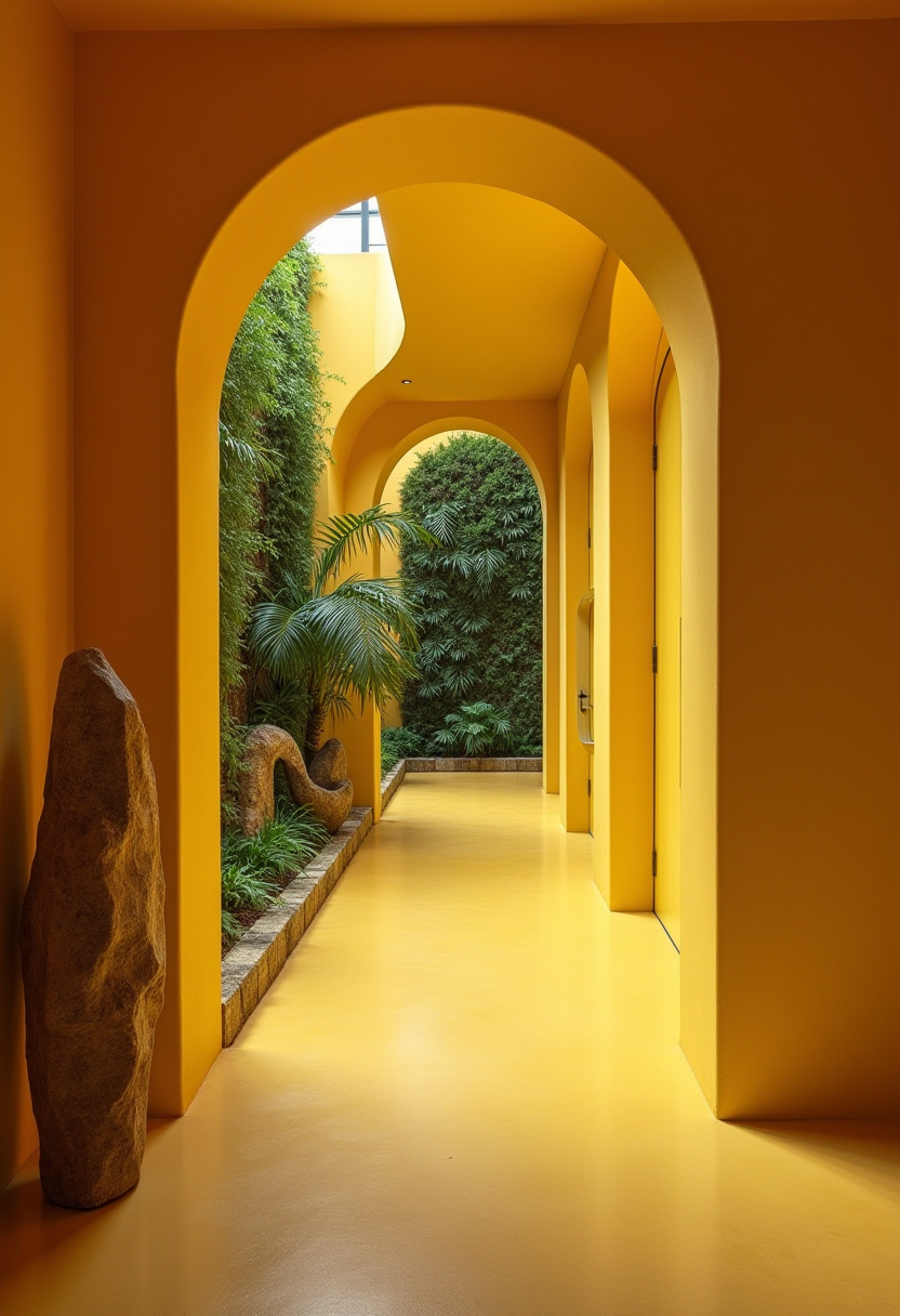 yellow hallway 17