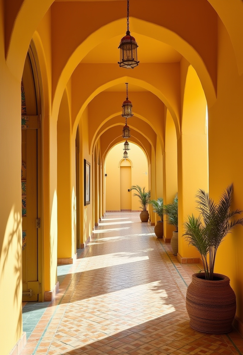 yellow hallway 22