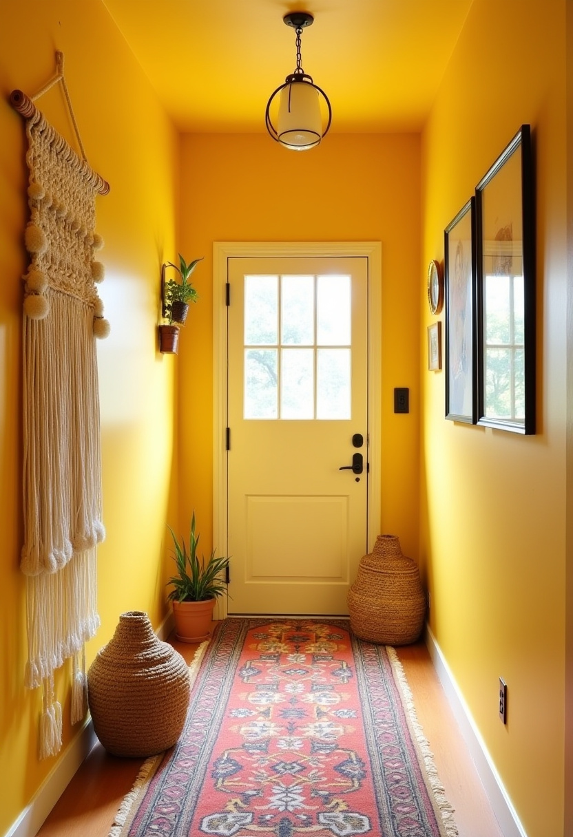 yellow hallway 7