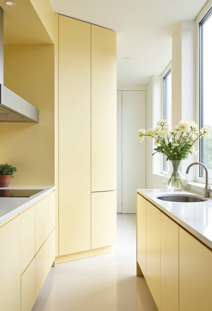 yellow kitchen cabinets 10