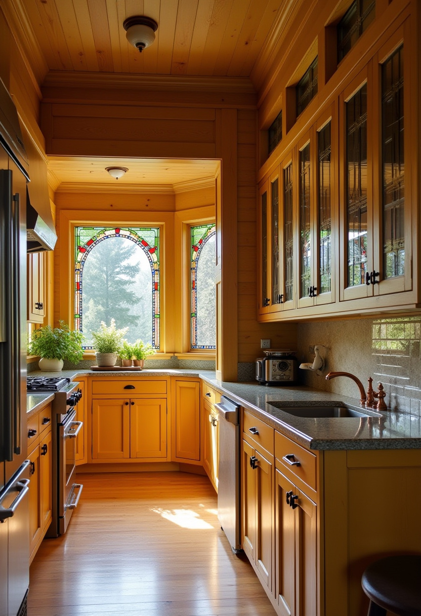 yellow kitchen cabinets 18