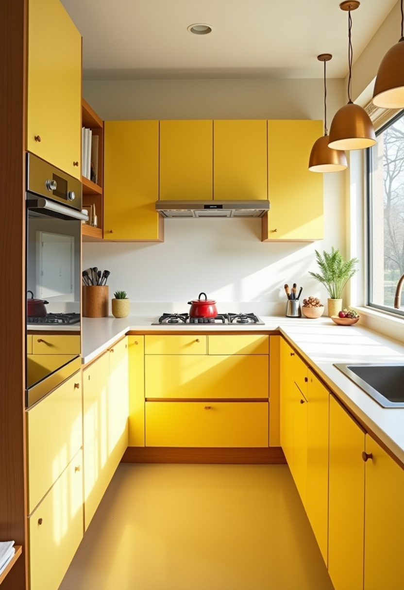 yellow kitchen cabinets 20