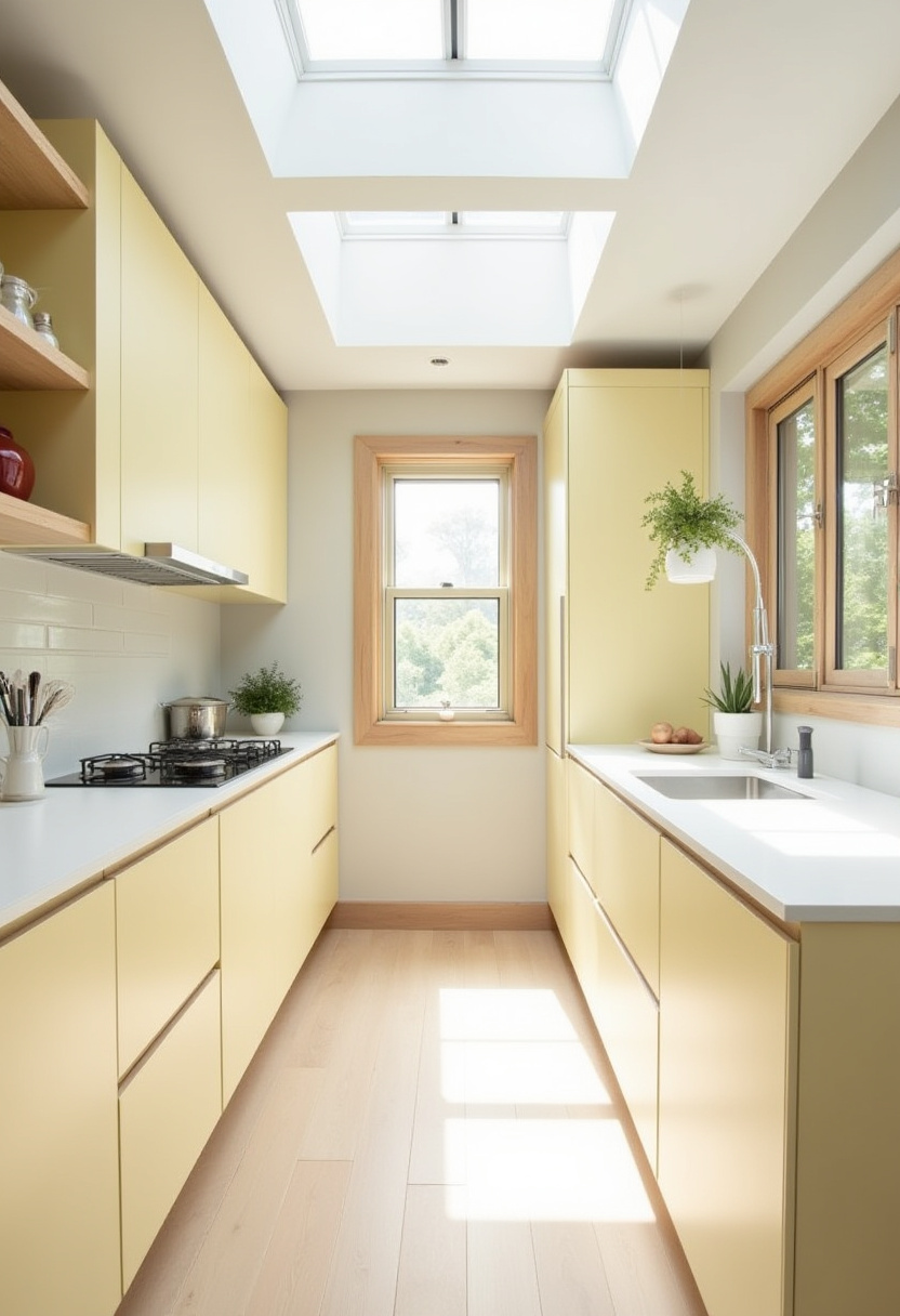 yellow kitchen cabinets 3