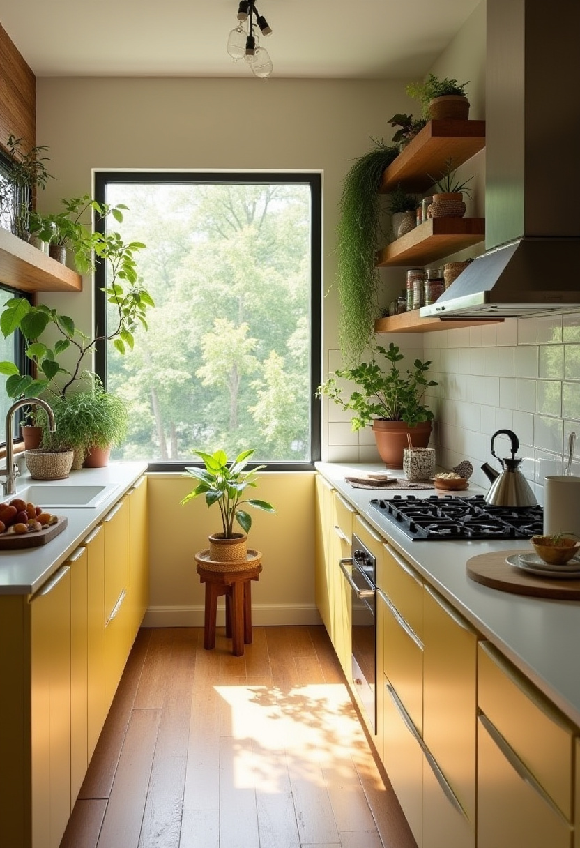 yellow kitchen cabinets 30