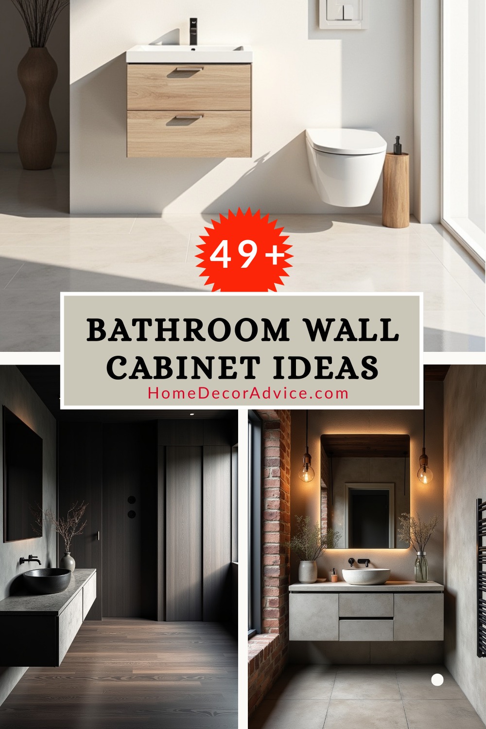 49+ Bathroom Wall Cabinet Ideas
#Description
Struggling with a small bathroom? These 49+ bathroom wall cabinet ideas are here to save the day! From stylish over-the-toilet storage to clever recessed cabinets discover smart and space-saving solutions. These creative storage ideas help you maximize vertical space and keep your essentials organized without sacrificing style. Whether you need a place for towels or toiletries these bathroom wall cabinets will help. Save this pin for your next bathroom decor project!#bathroomwall #bathroomwalls #BathroomWallArt #bathroomwallart #bathroom #bathrooms #bathroomdecor #bathroomtiles #bathroomideas #bathroominspo